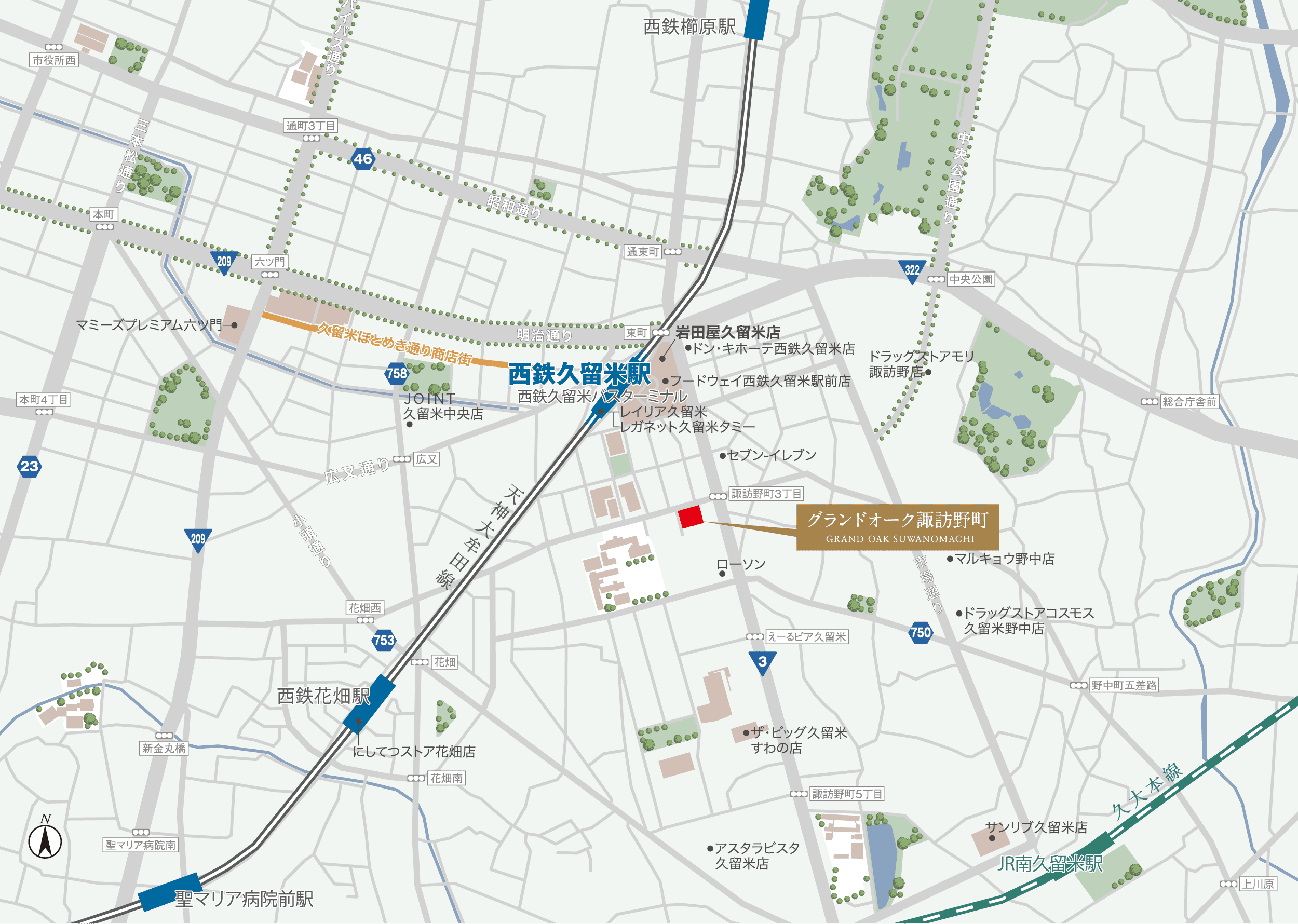 現地案内図