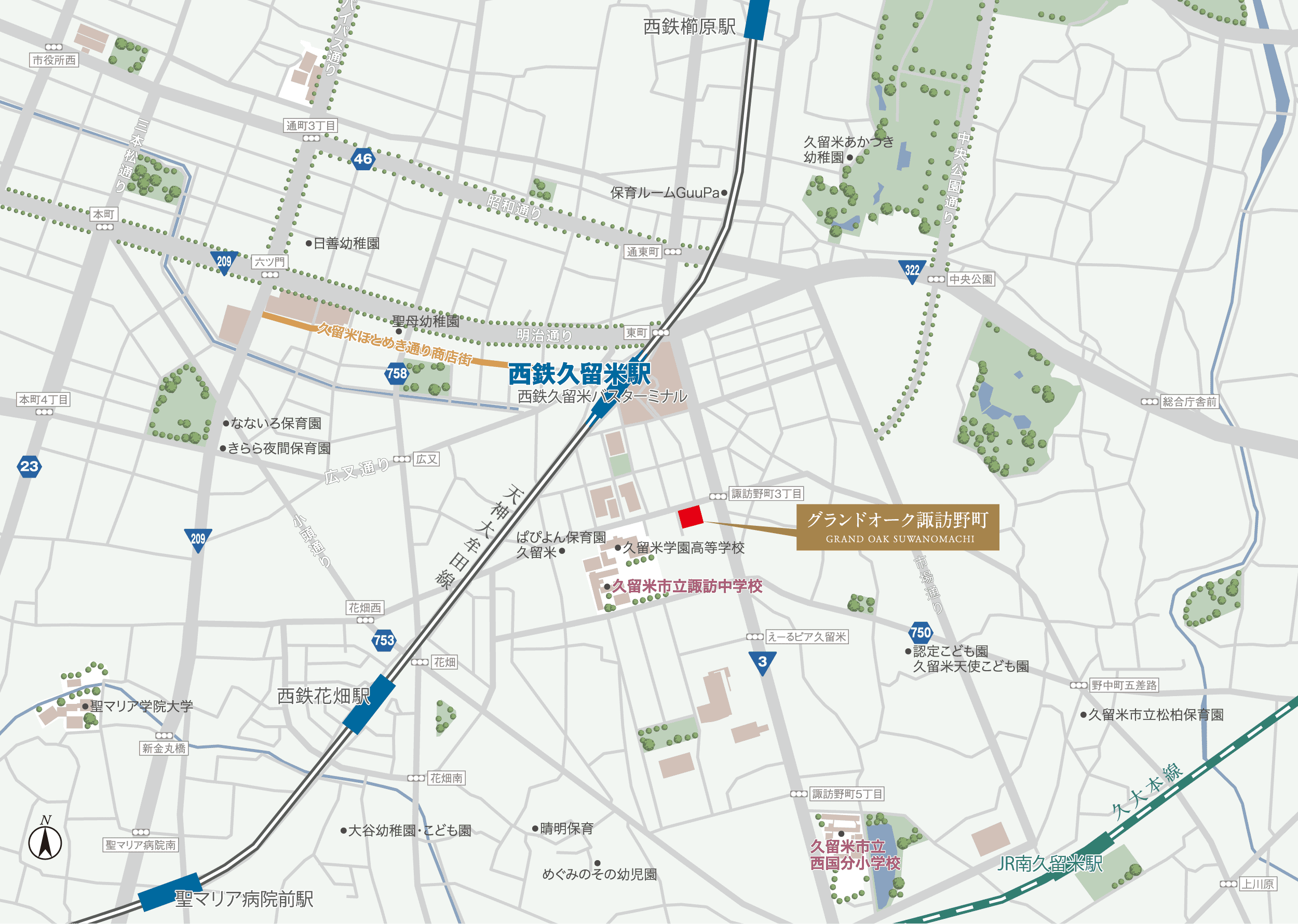 現地案内図
