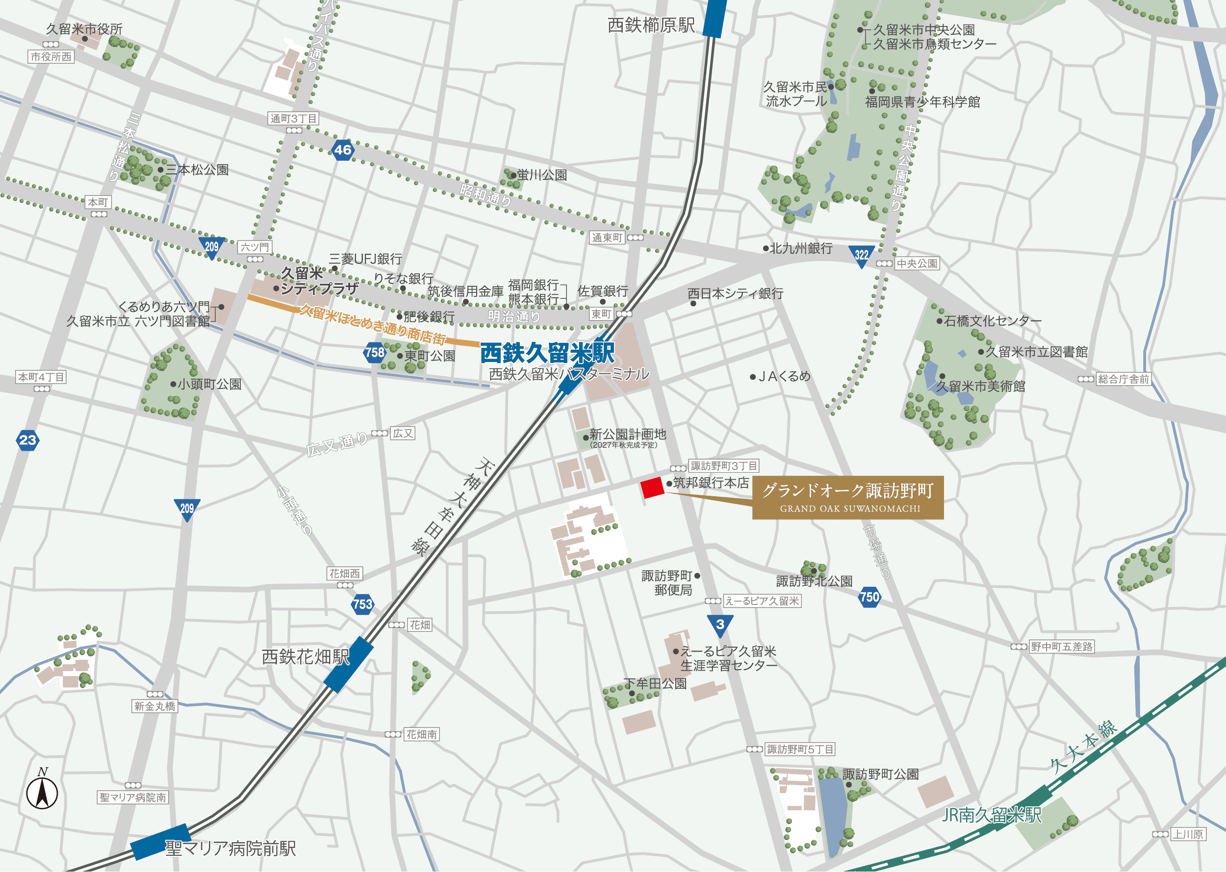 現地案内図
