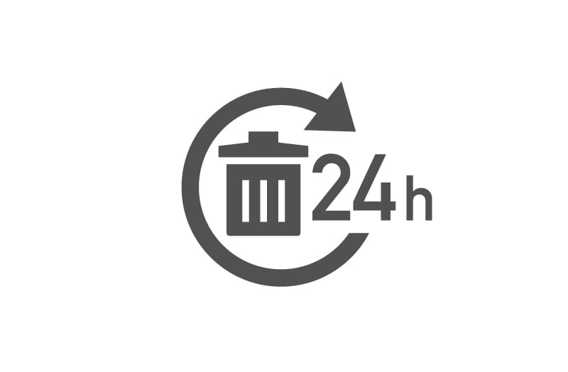 24時間ゴミ出し(可燃のみ)